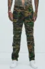 We Good Frayed Cargo Straight Pants - Camouflage sold by Fashion Nova