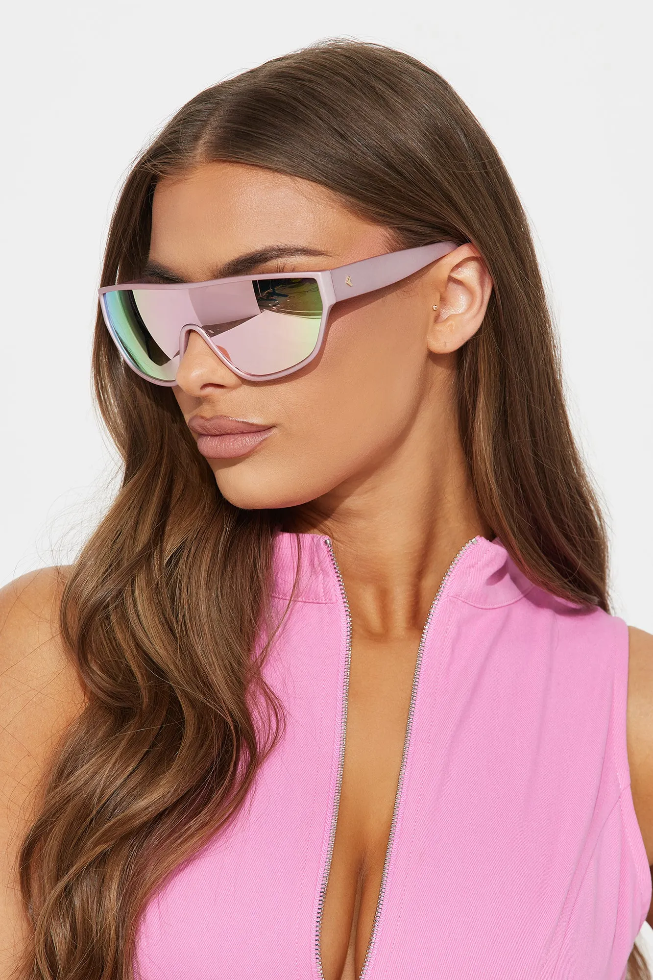 To Be Seen Sunglasses - Pink sold by Fashion Nova