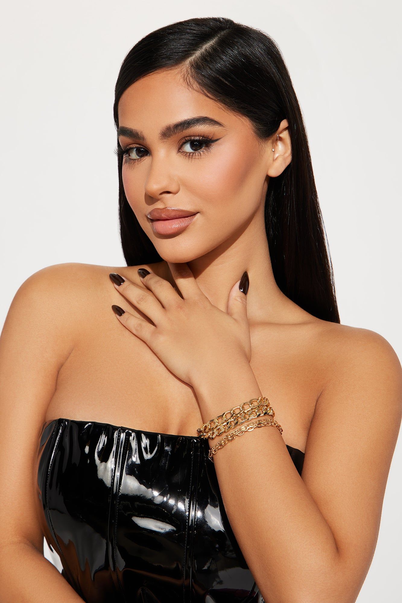 Let Me Know 4 Piece Bracelet Set - Gold sold by Fashion Nova product image thumbnail 2