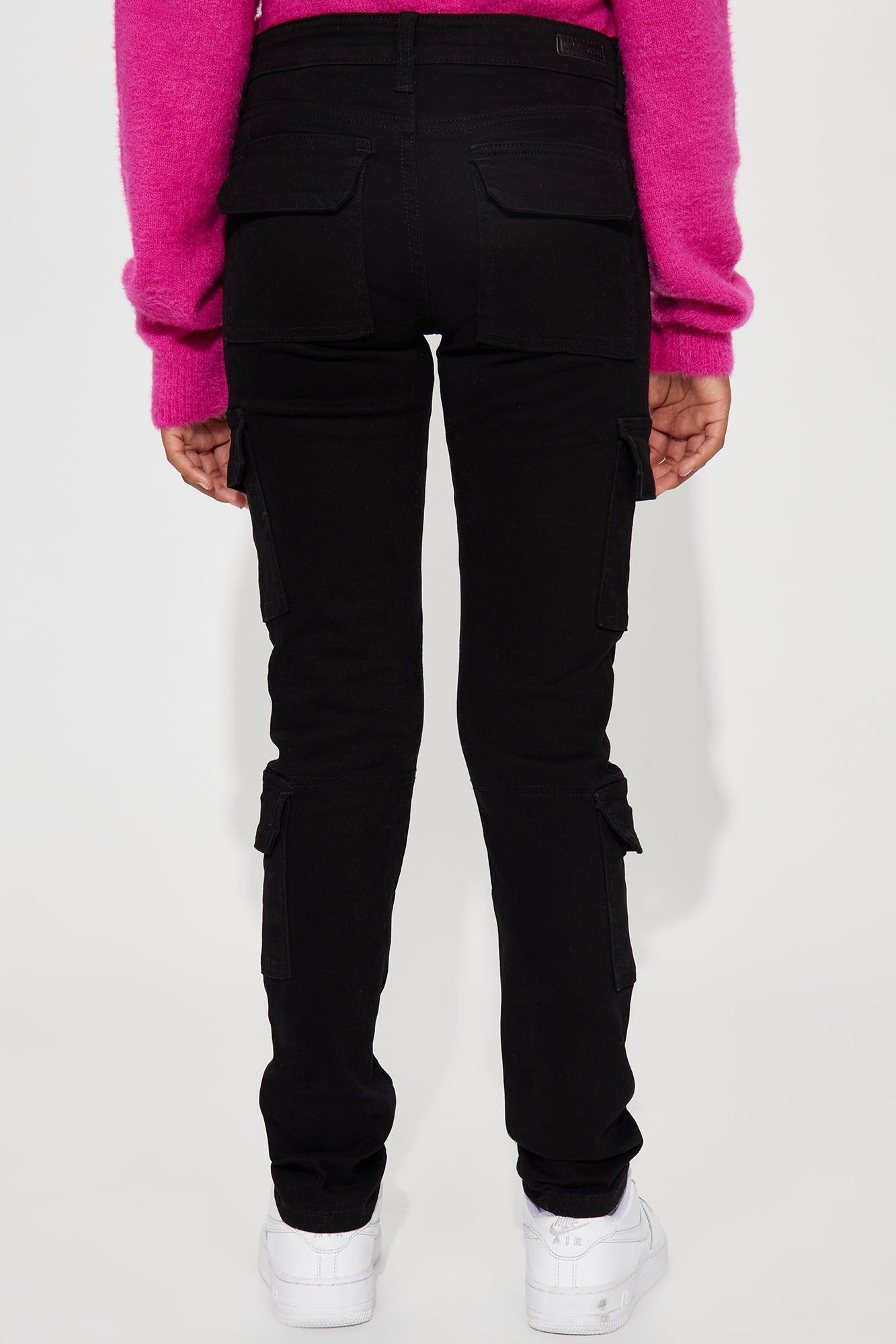 Mini Heather Cargo Jeans II - Black sold by Fashion Nova product image thumbnail 4