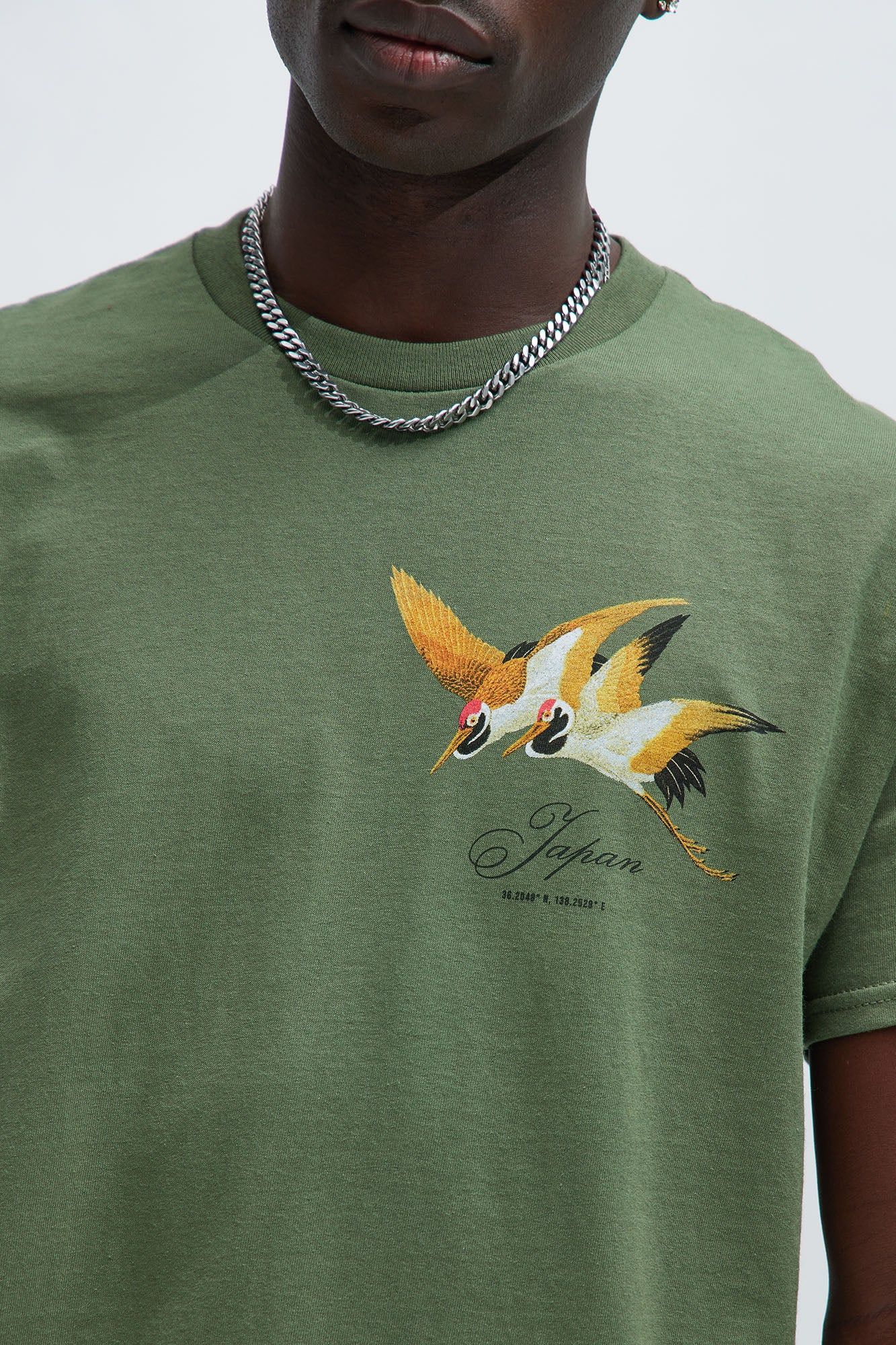 Good Luck Label Short Sleeve Tee - Sage sold by Fashion Nova product image thumbnail 3