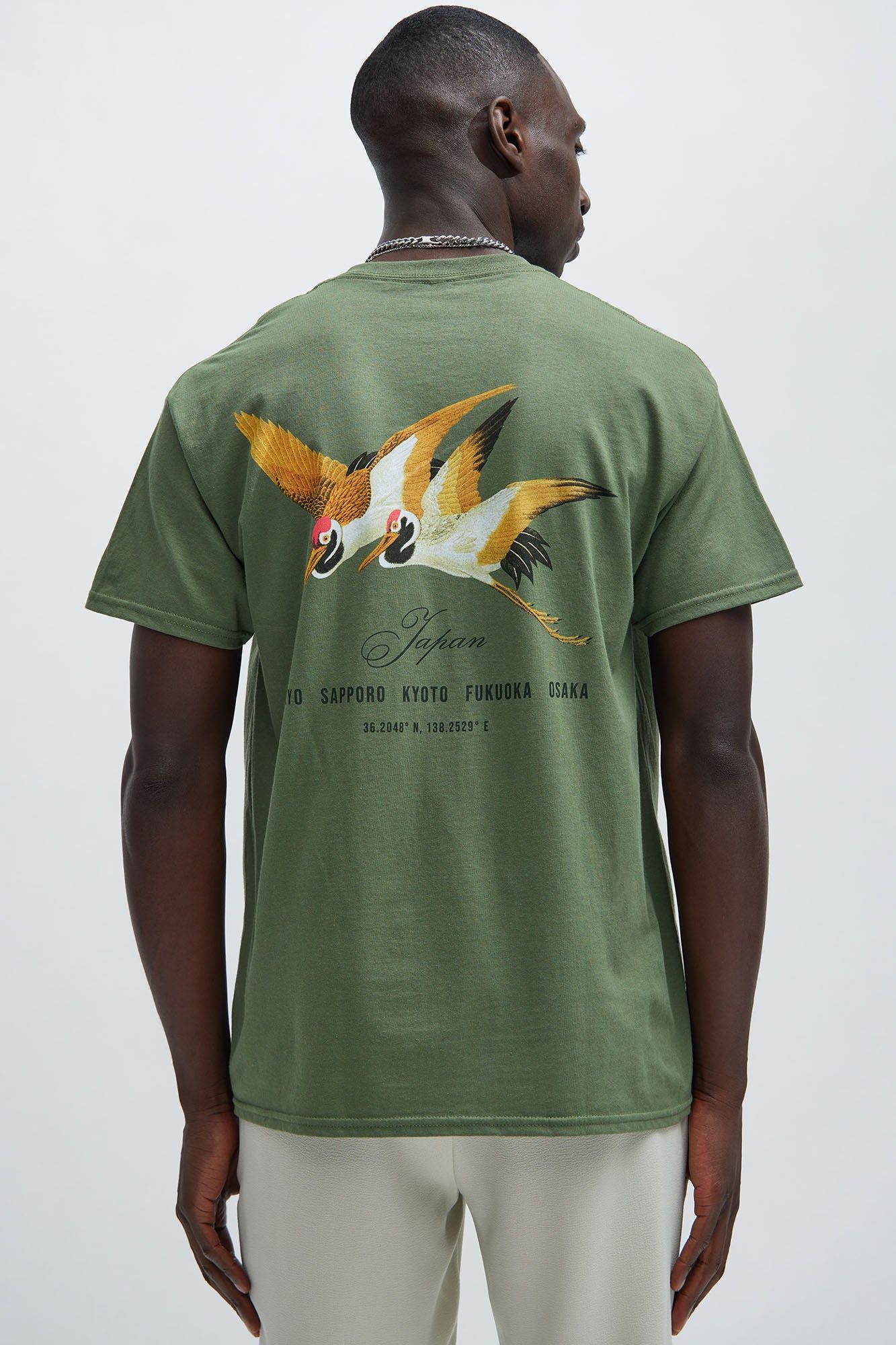 Good Luck Label Short Sleeve Tee - Sage sold by Fashion Nova product image thumbnail 4