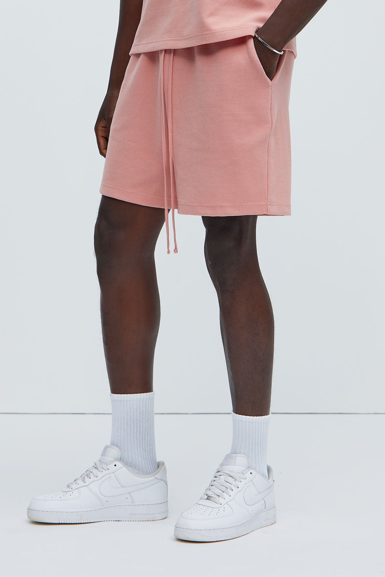 Cairo Textured Shorts - Mauve sold by Fashion Nova