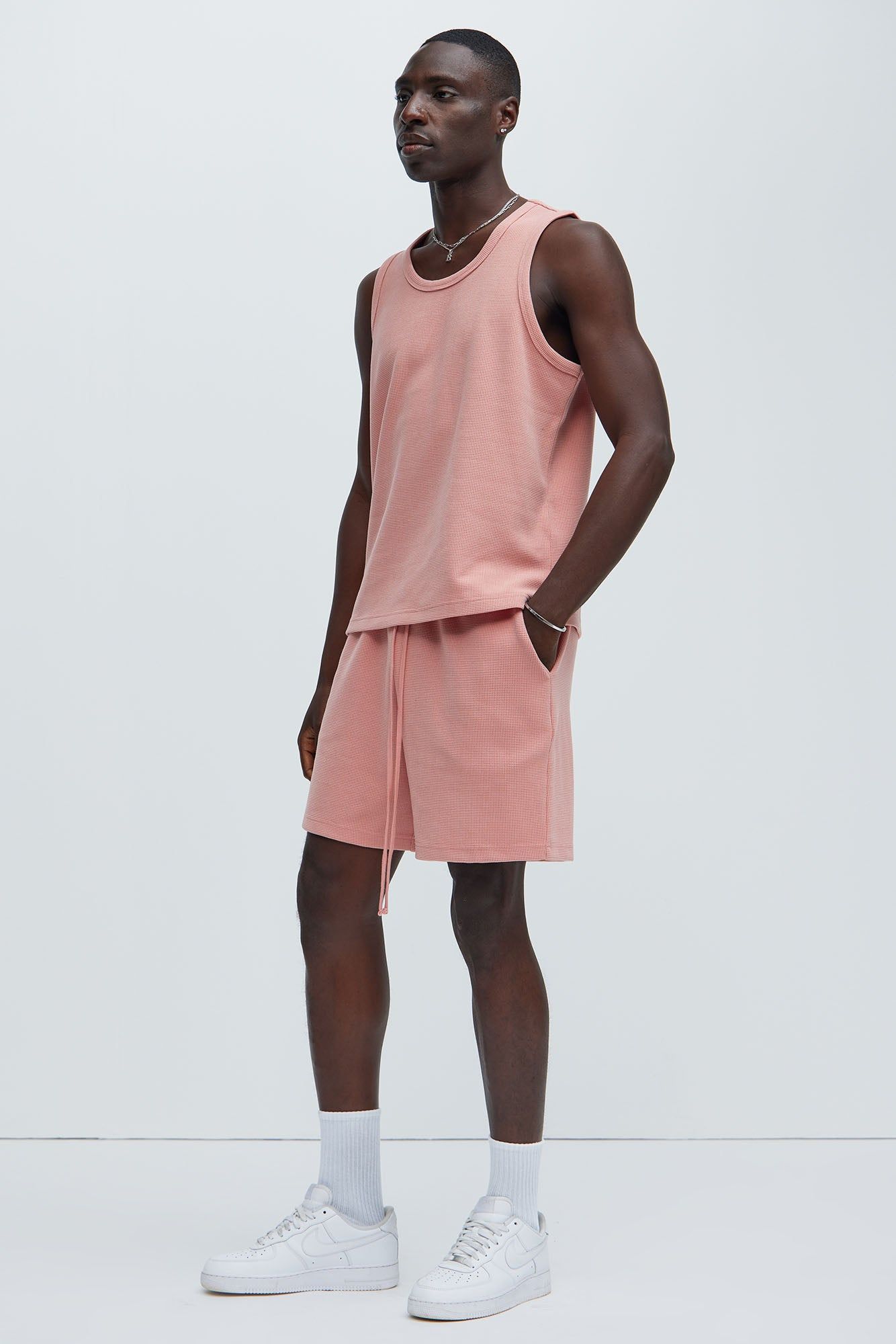 Cairo Textured Shorts - Mauve sold by Fashion Nova product image thumbnail 2