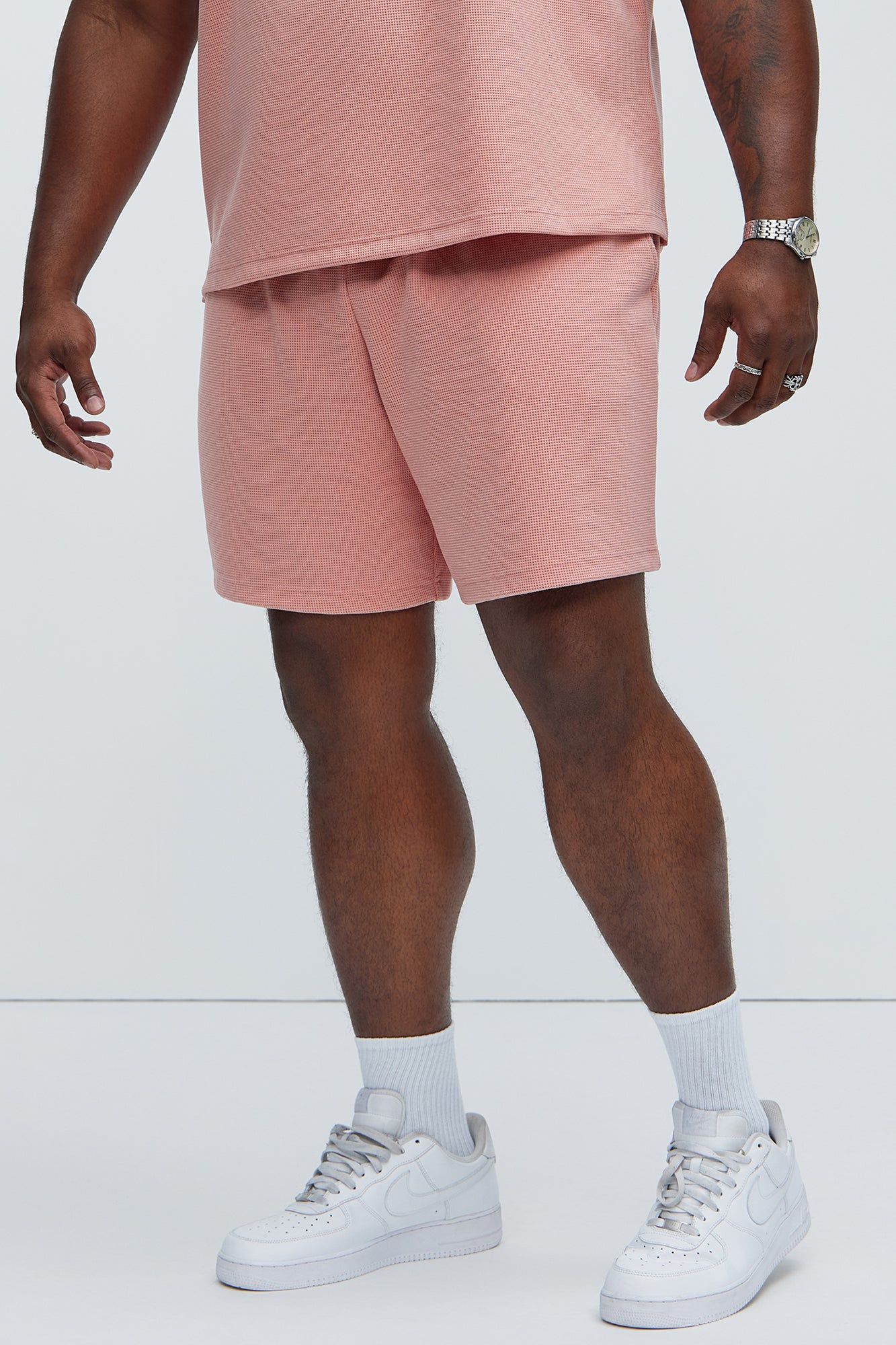 Cairo Textured Shorts - Mauve sold by Fashion Nova product image thumbnail 5