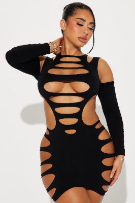 Midnight Temptation Bodystocking - Black sold by Fashion Nova