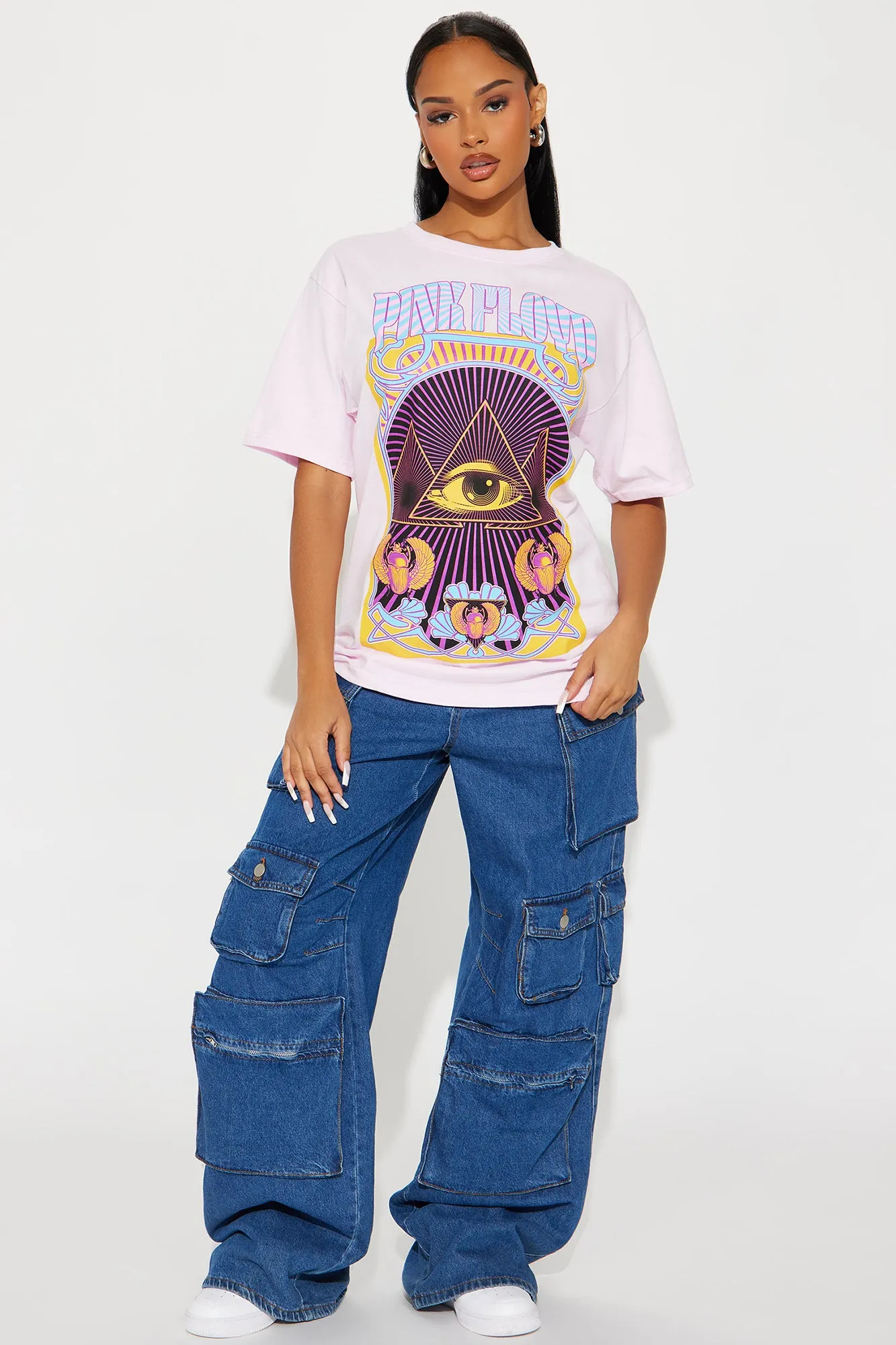 Pink Floyd Graphic T-Shirt - Pink sold by Fashion Nova product image thumbnail 2