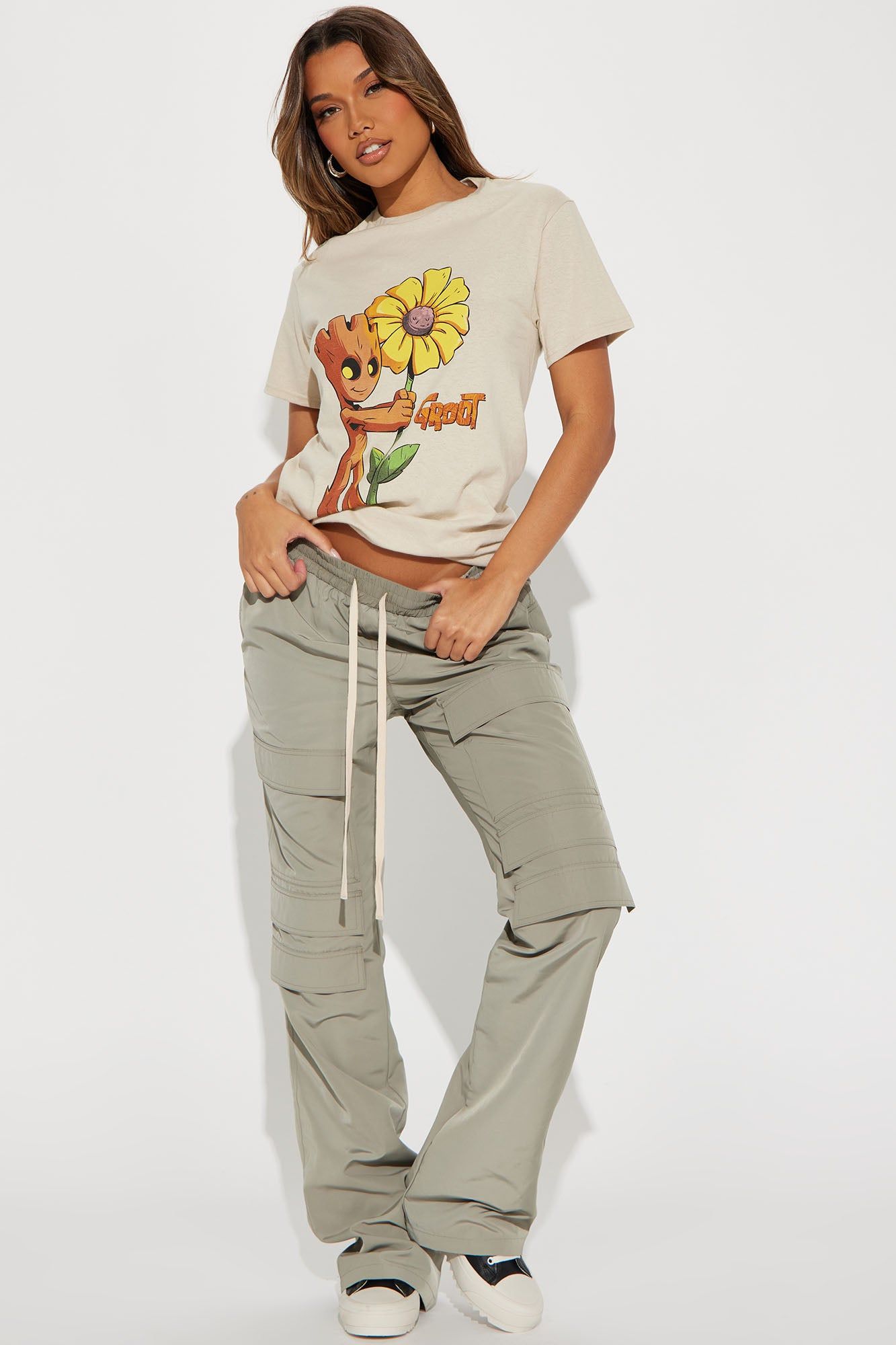 Sunflower Groot Graphic Tee - Sand sold by Fashion Nova product image thumbnail 2