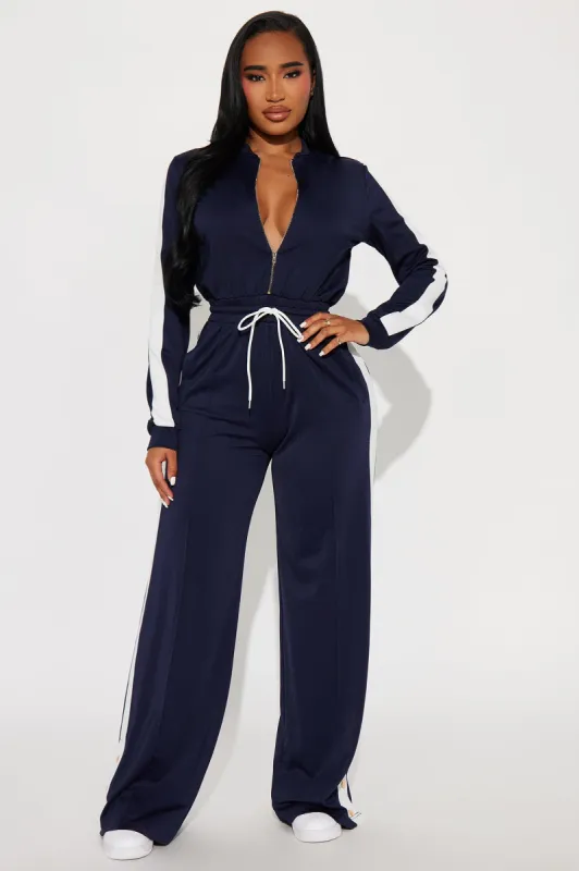 Lianna Jumpsuit - Navy sold by Fashion Nova