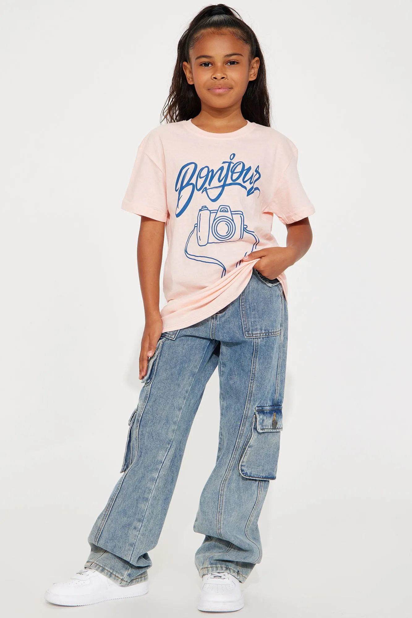 Mini Bonjour Queen Tee - Pink sold by Fashion Nova product image thumbnail 2
