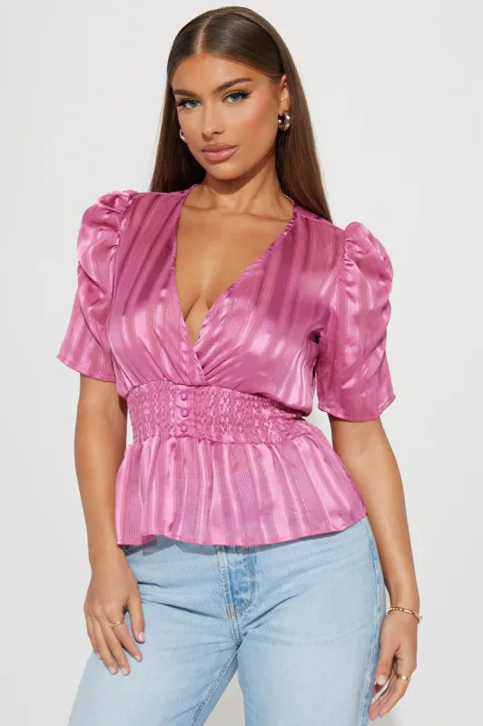Katy Blouse Top - Rose sold by Fashion Nova