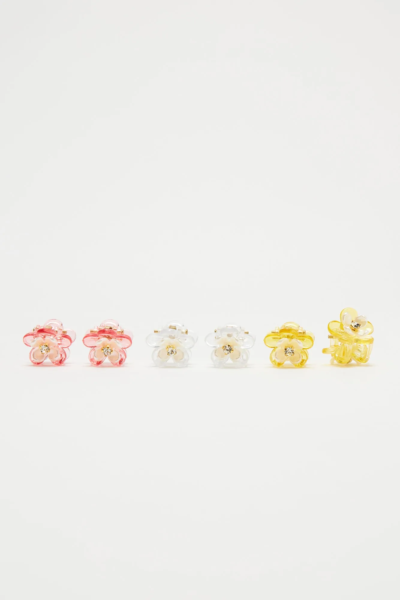 Flowers In The Summer Hair Clip Set - Multi Color sold by Fashion Nova product image thumbnail 2