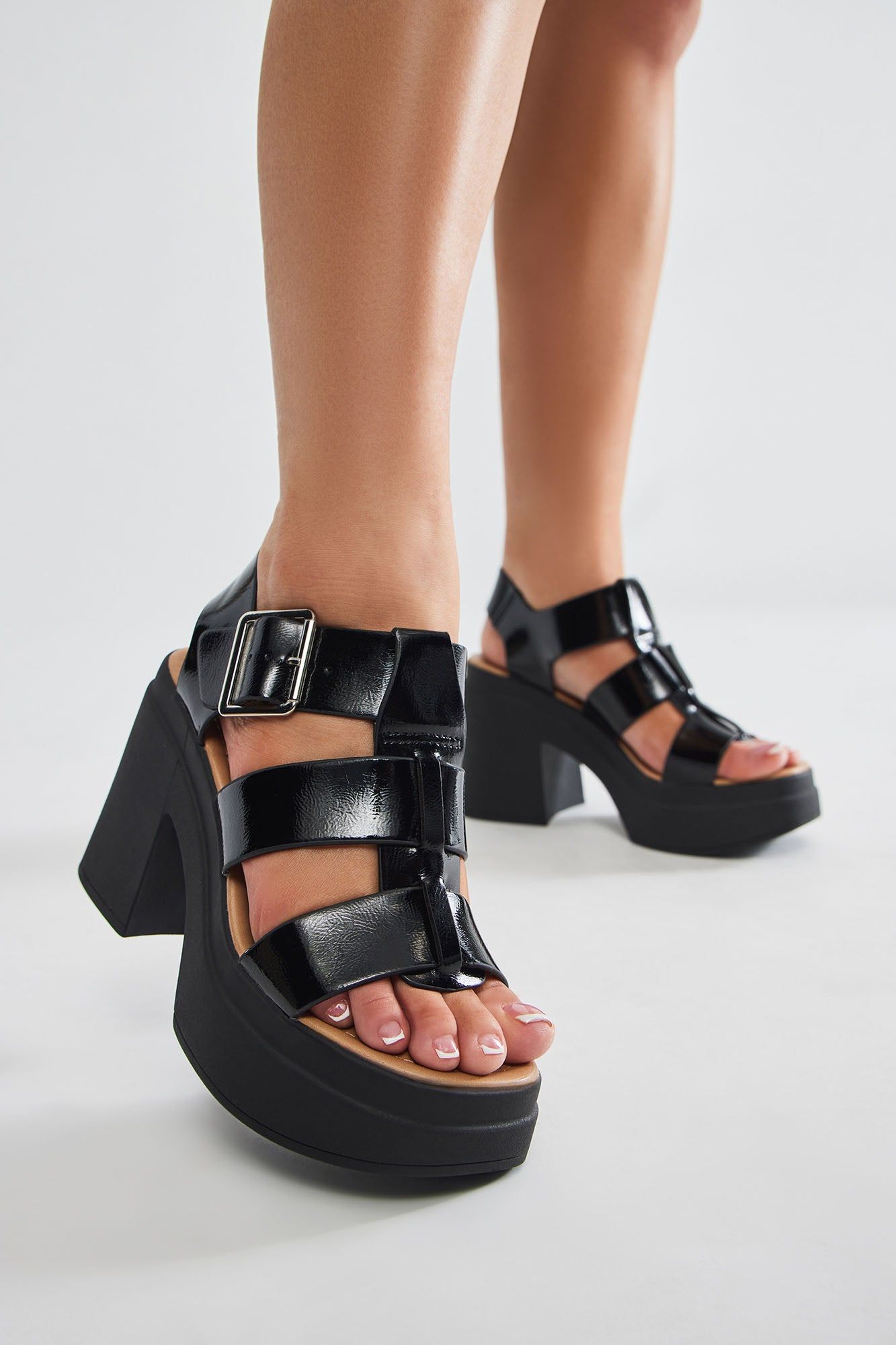 Remy Platform Heels - Black sold by Fashion Nova