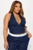Diana Denim Pant Set - Dark Wash sold by Fashion Nova