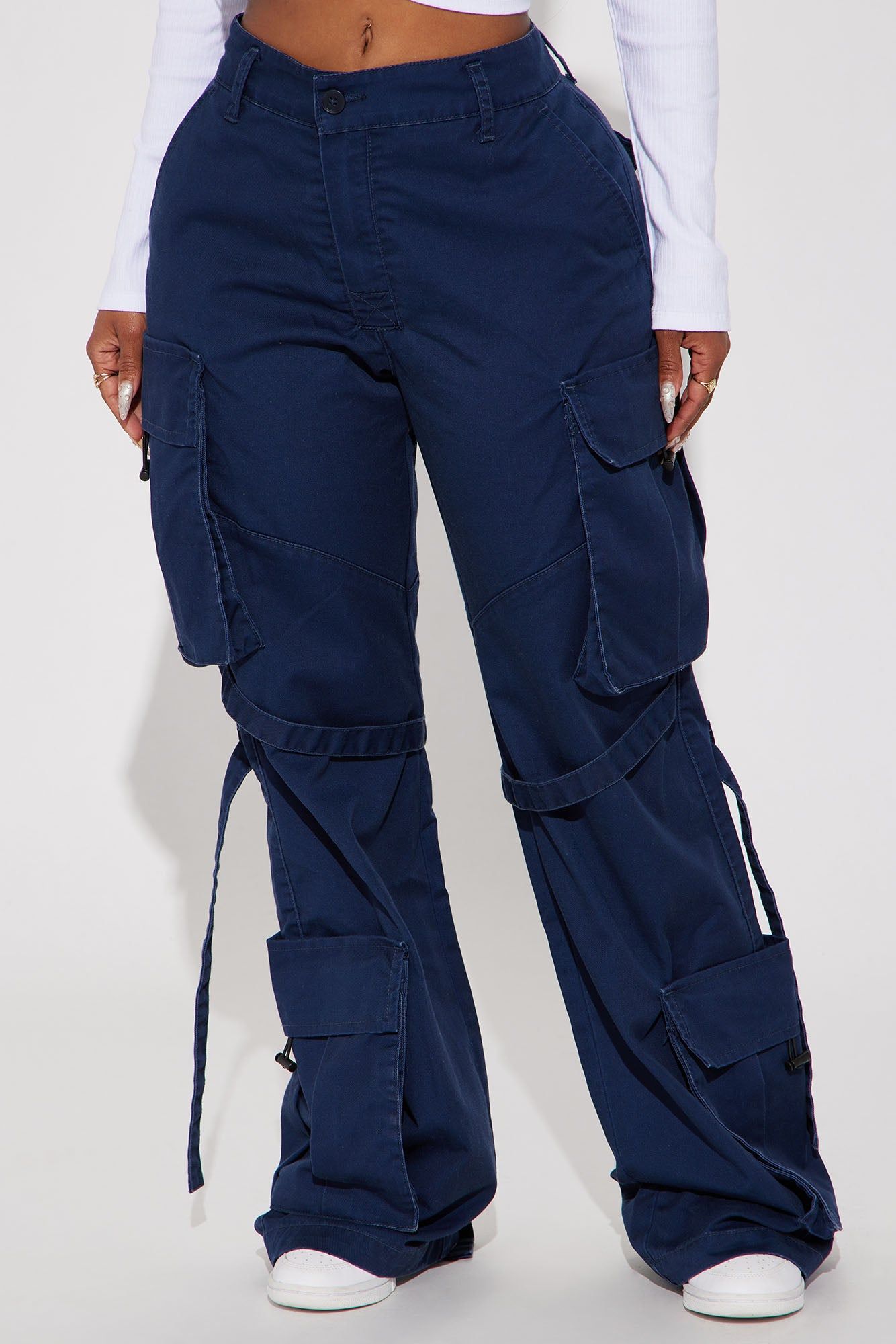 Level You Up Cargo Pant - Navy sold by Fashion Nova product image thumbnail 2