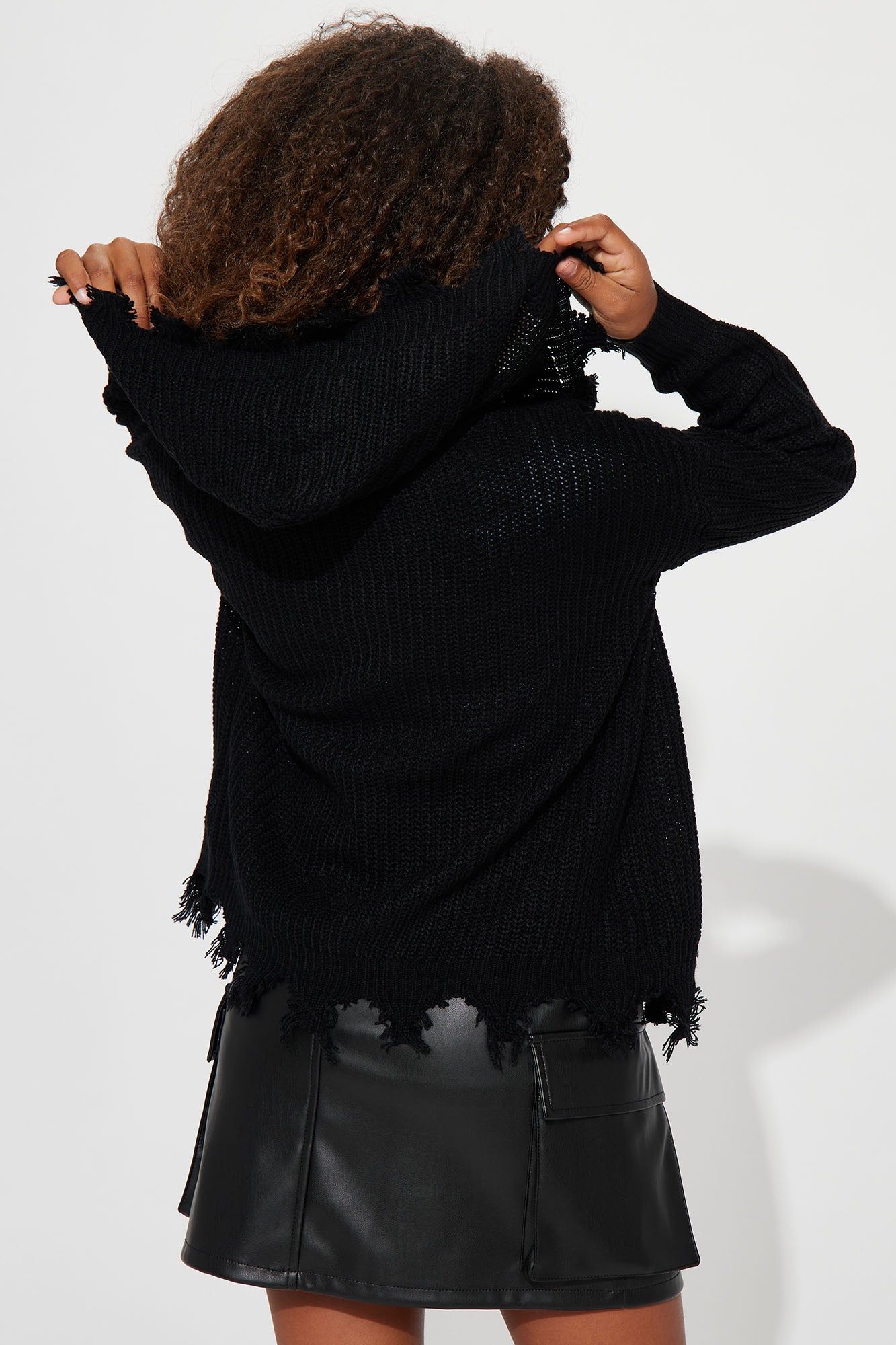 Mini Weekend Friends Sweater - Black sold by Fashion Nova product image thumbnail 3