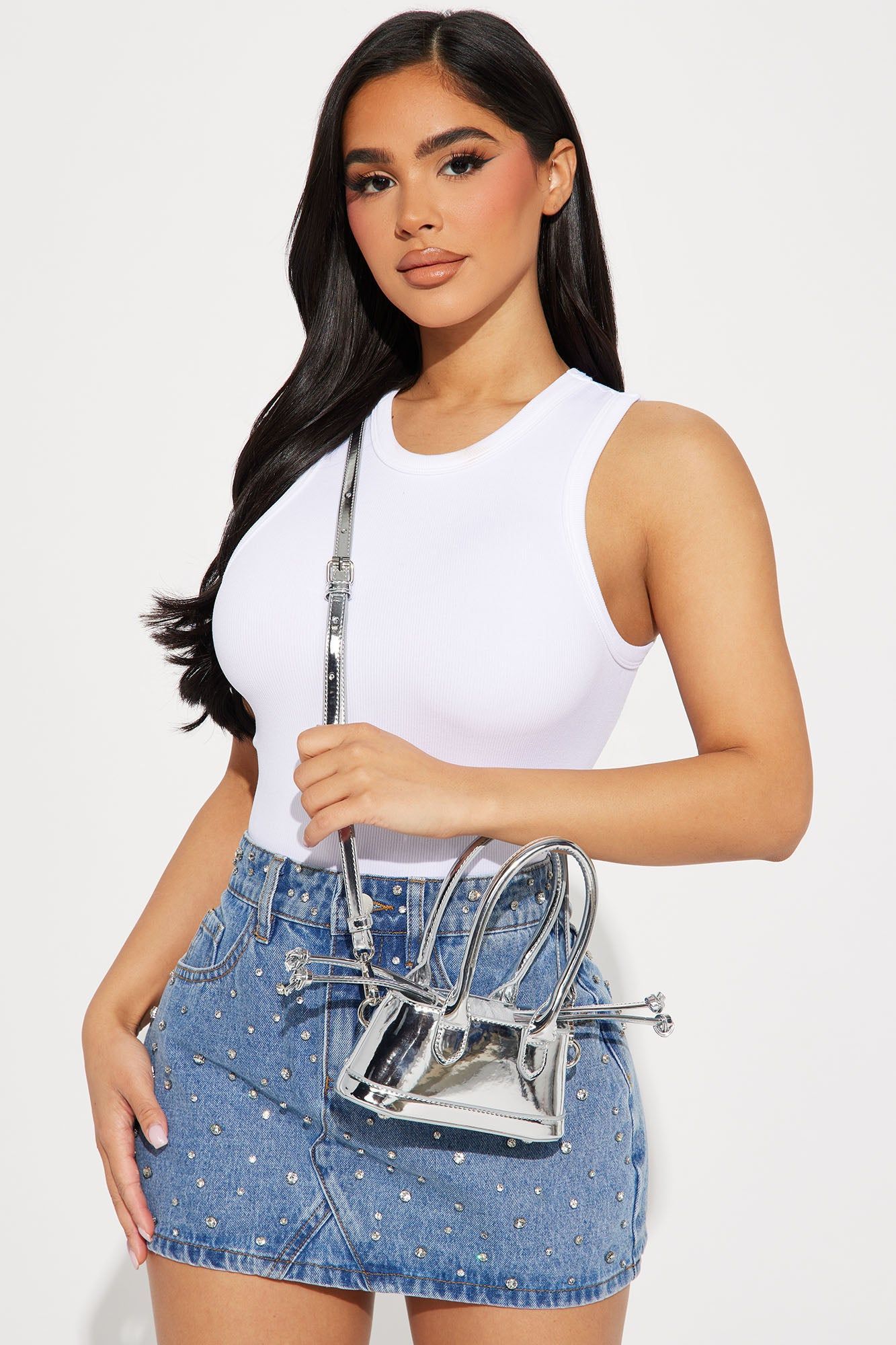 Girls Night Handbag - Silver sold by Fashion Nova