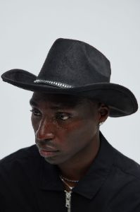Beau Cowboy Hat - Black sold by Fashion Nova