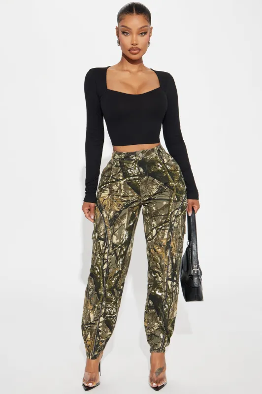 Had You Fooled Camo Jogger Pant - Olive/combo sold by Fashion Nova