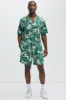 Monet Floral Shirt - Green/combo sold by Fashion Nova