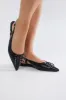 Ash Slingback Flats - Black sold by Fashion Nova