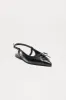 Ash Slingback Flats - Black sold by Fashion Nova