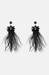 Festive Babe Earrings - Black sold by Fashion Nova