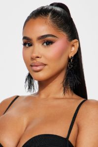 Festive Babe Earrings - Black sold by Fashion Nova