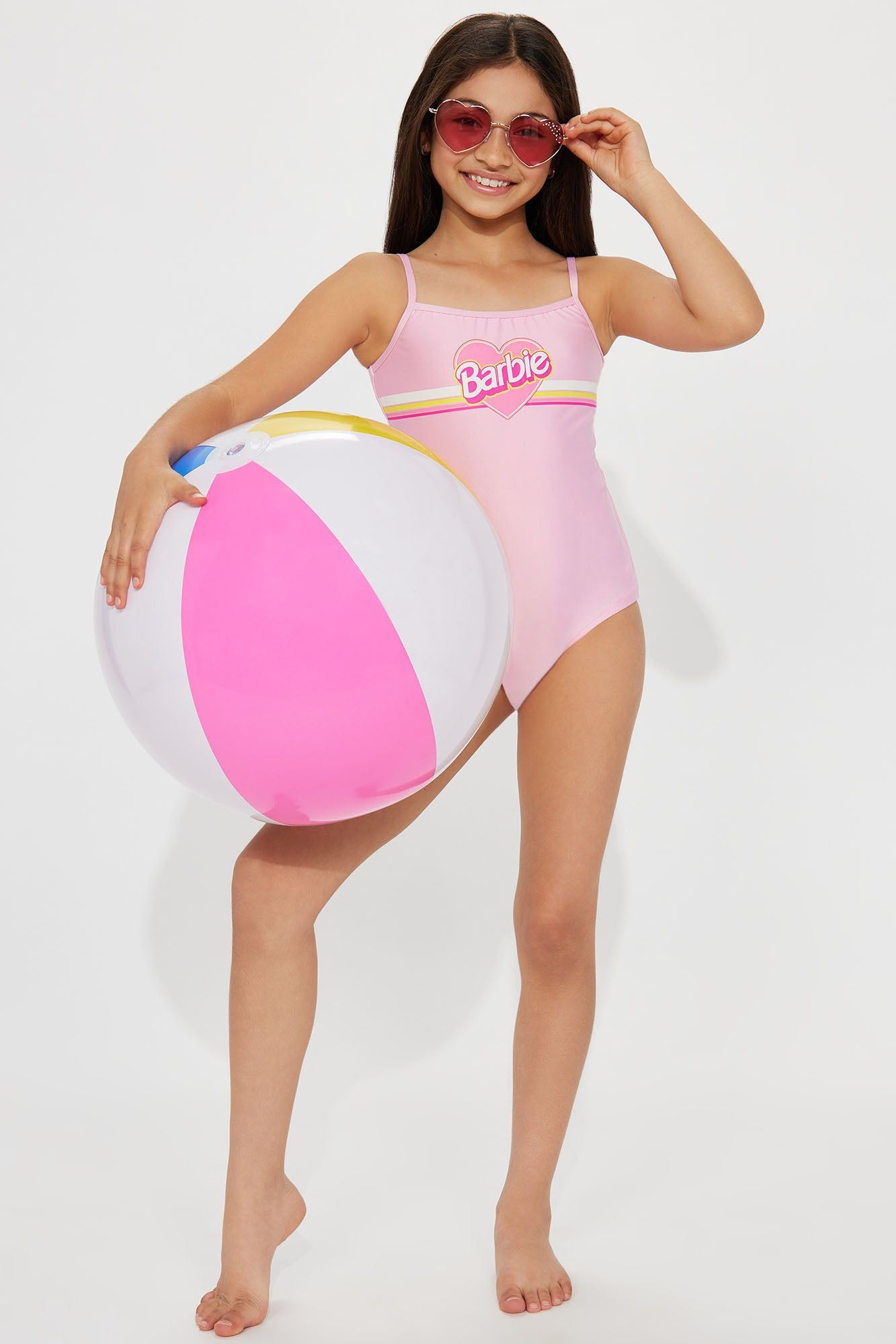 Mini Barbie Sun And Fun 1 Piece Swimsuit - Pink sold by Fashion Nova product image thumbnail 3