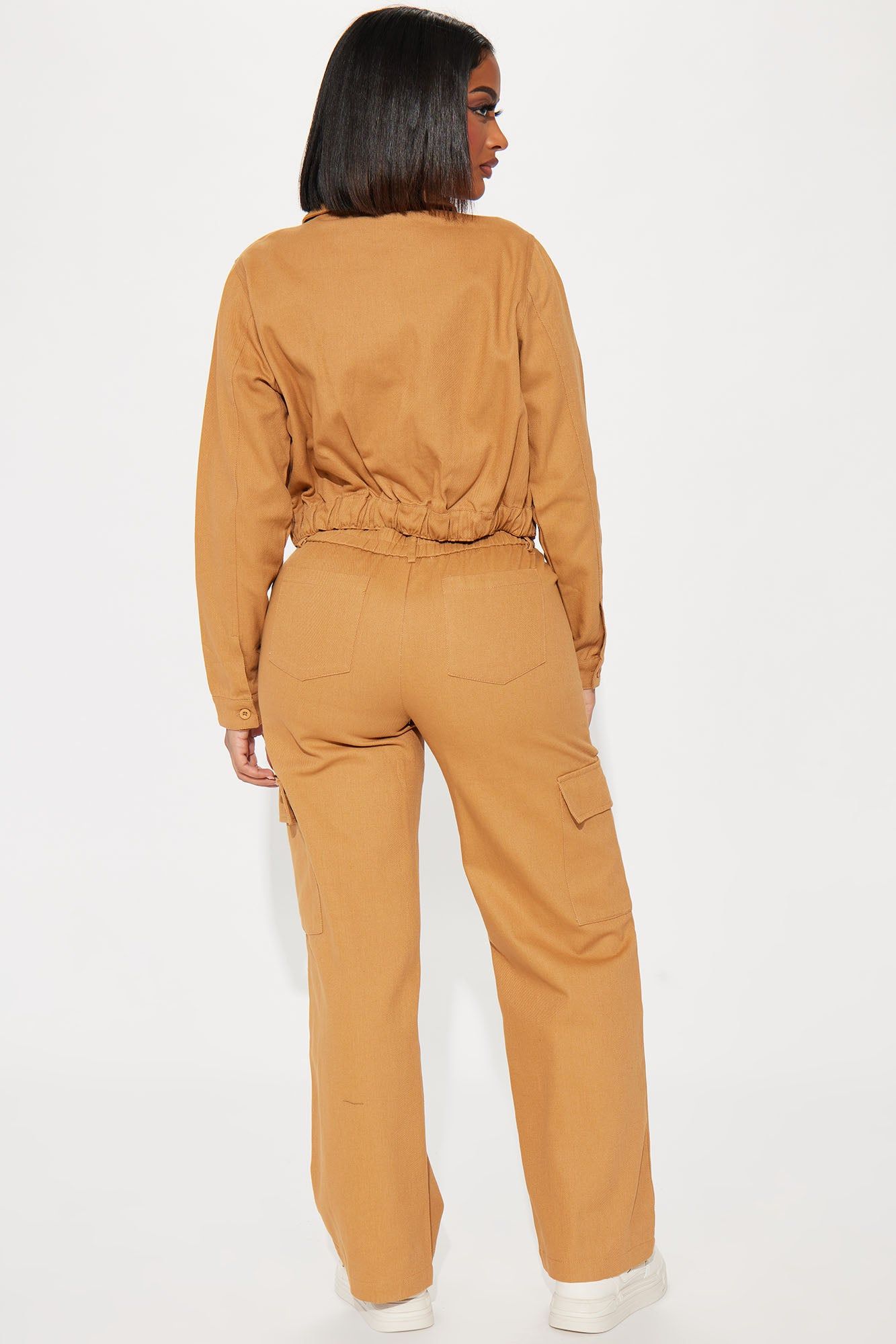 On Auto Pilot Cargo Pant Set - Camel sold by Fashion Nova product image thumbnail 3