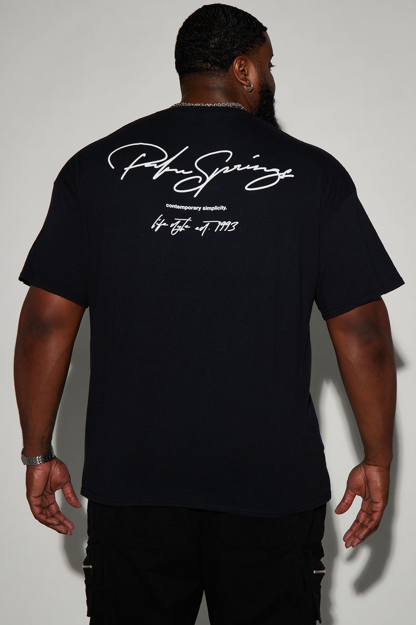 Palm Springs Vibes Short Sleeve Tee - Black sold by Fashion Nova product image thumbnail 4