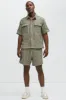 Mav Textured Shirt - Olive sold by Fashion Nova