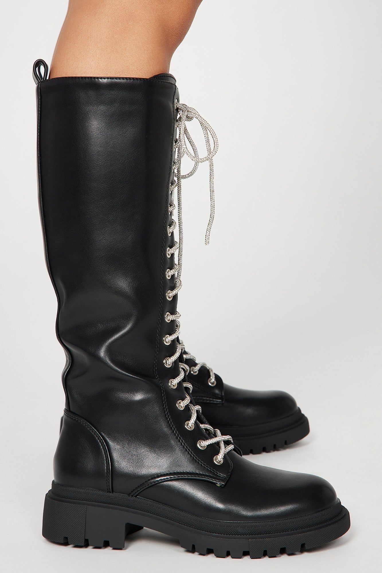 The Baddest One Knee High Boots - Black sold by Fashion Nova product image thumbnail 5