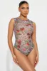 Candy Leopard Mesh Bodysuit - Leopard sold by Fashion Nova