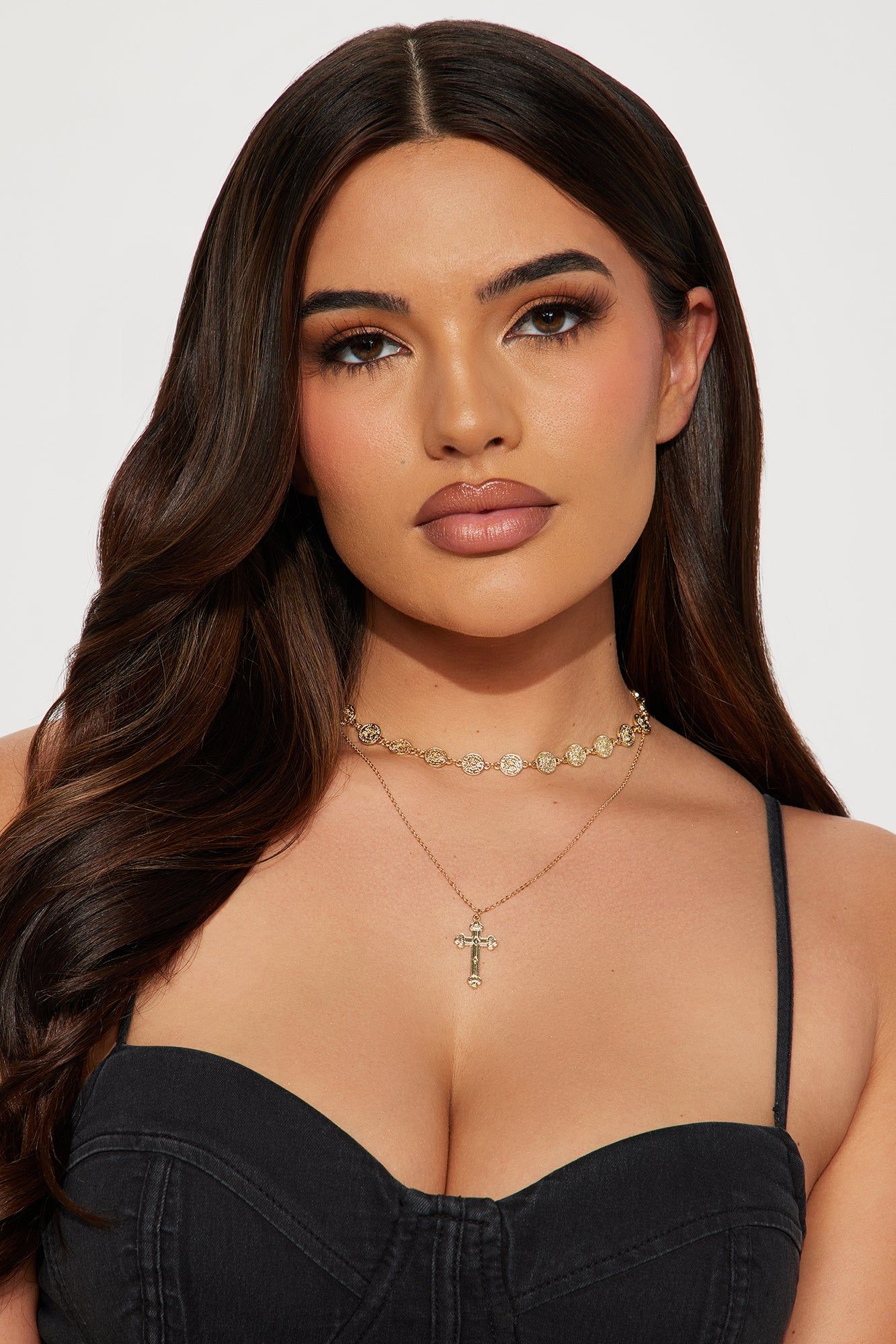 Inner Strength Cross Necklace - Gold sold by Fashion Nova product image thumbnail 2