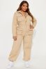 Wrightwood Puffer Jumpsuit - Taupe sold by Fashion Nova