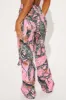 Stop Overthinking Wide Leg Cargo Pant - Pink sold by Fashion Nova