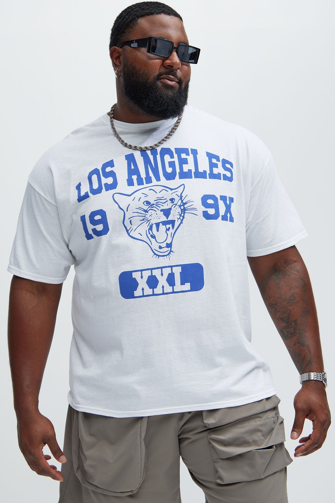Los Angeles 199X Short Sleeve Tee - White sold by Fashion Nova product image thumbnail 4