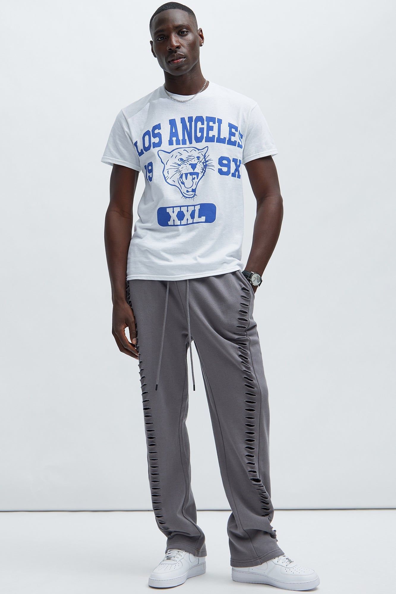 Los Angeles 199X Short Sleeve Tee - White sold by Fashion Nova product image thumbnail 2