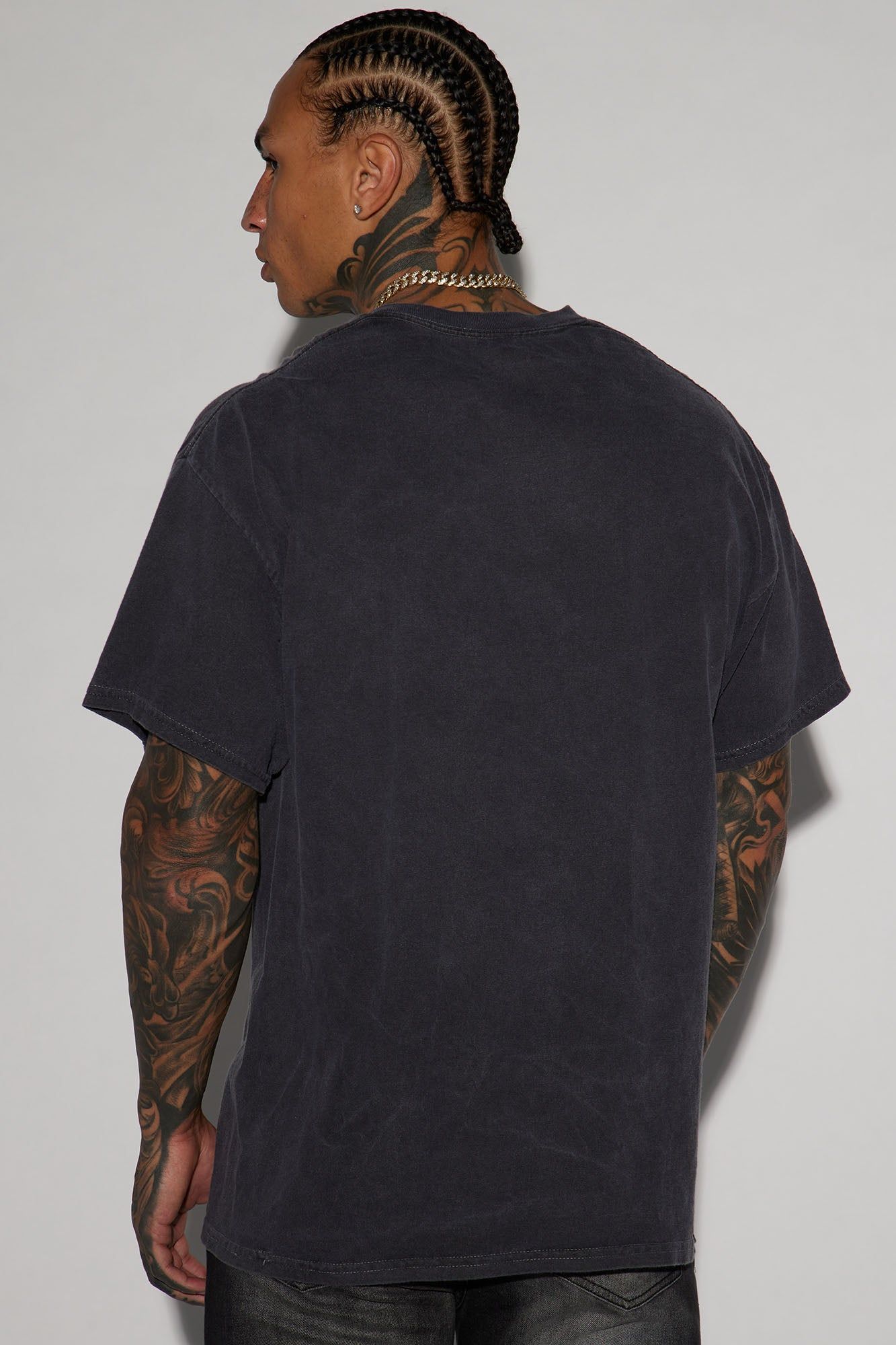 Basquiat Warhol Piece Short Sleeve Tee - Black sold by Fashion Nova product image thumbnail 5