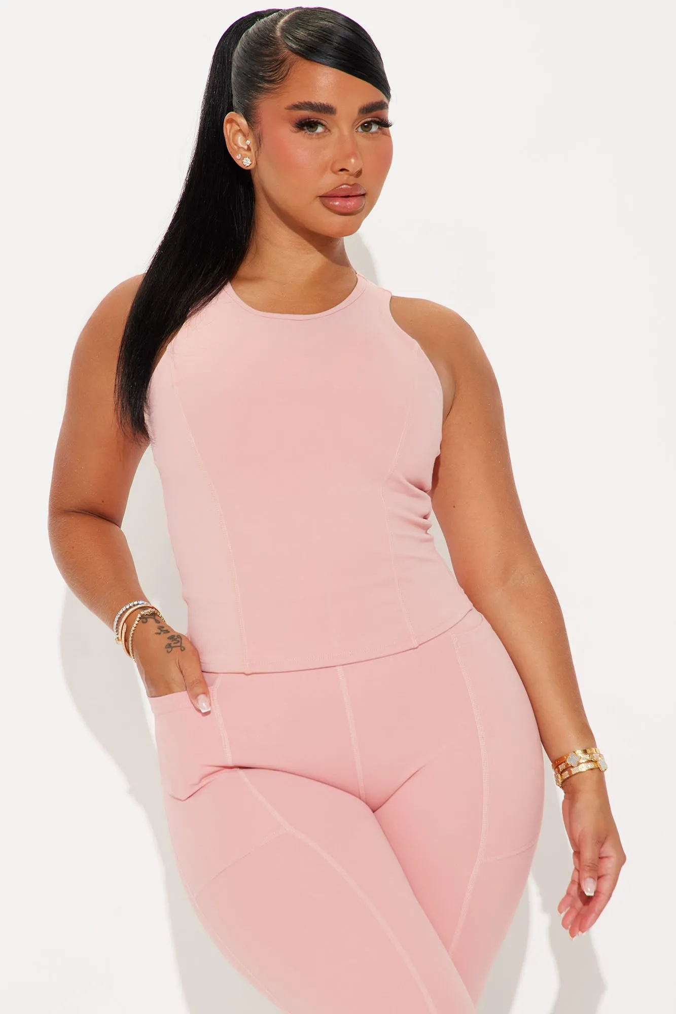 Hill Hiker Super Soft Active Top - Mauve sold by Fashion Nova