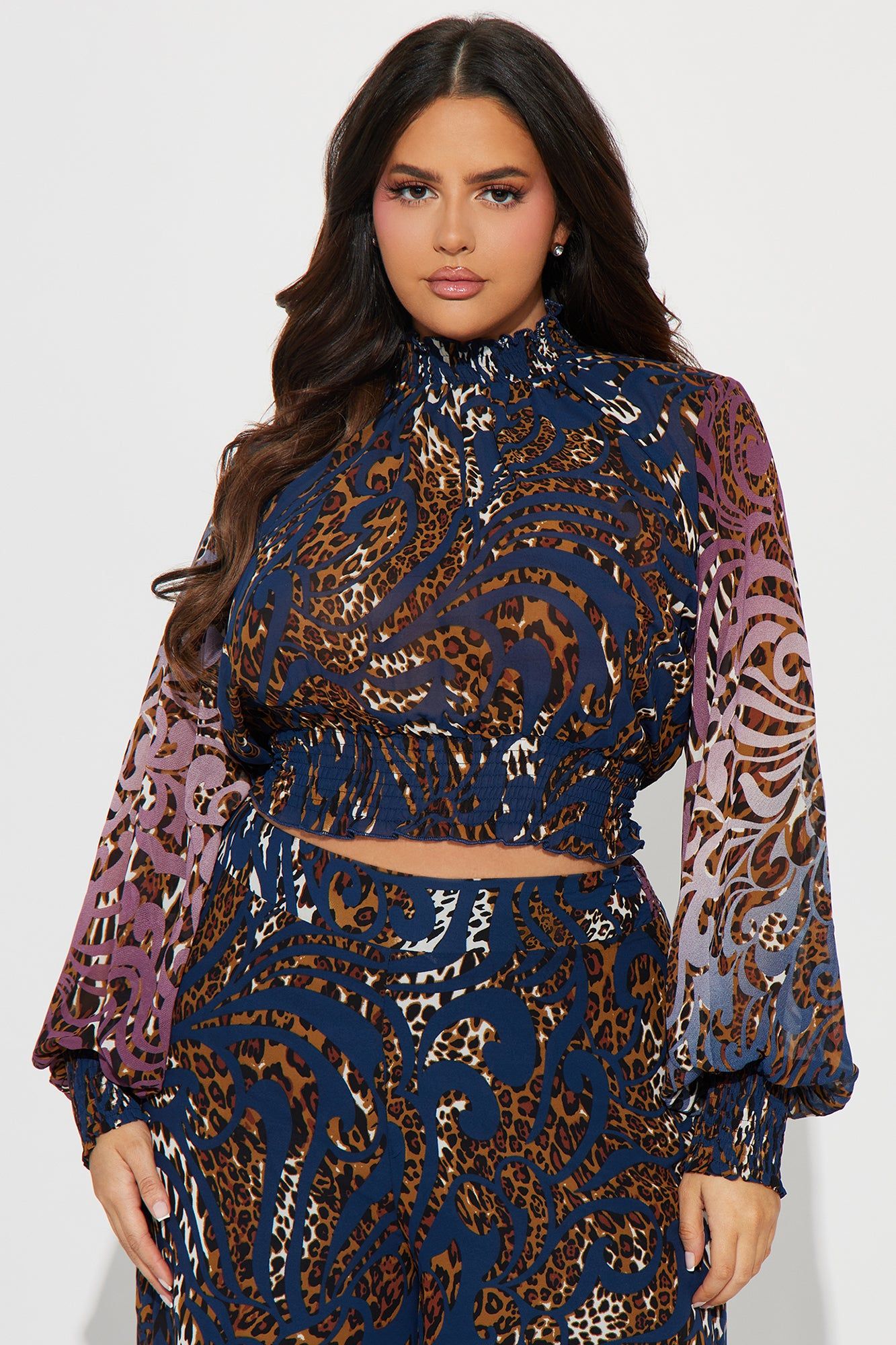 Simply Classic Pant Set - Navy/combo sold by Fashion Nova product image thumbnail 5