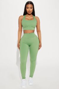 Stay Balanced Active Legging - Sage sold by Fashion Nova