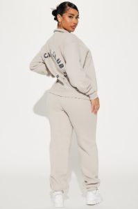 Social Club Sweatpant Set - Grey sold by Fashion Nova