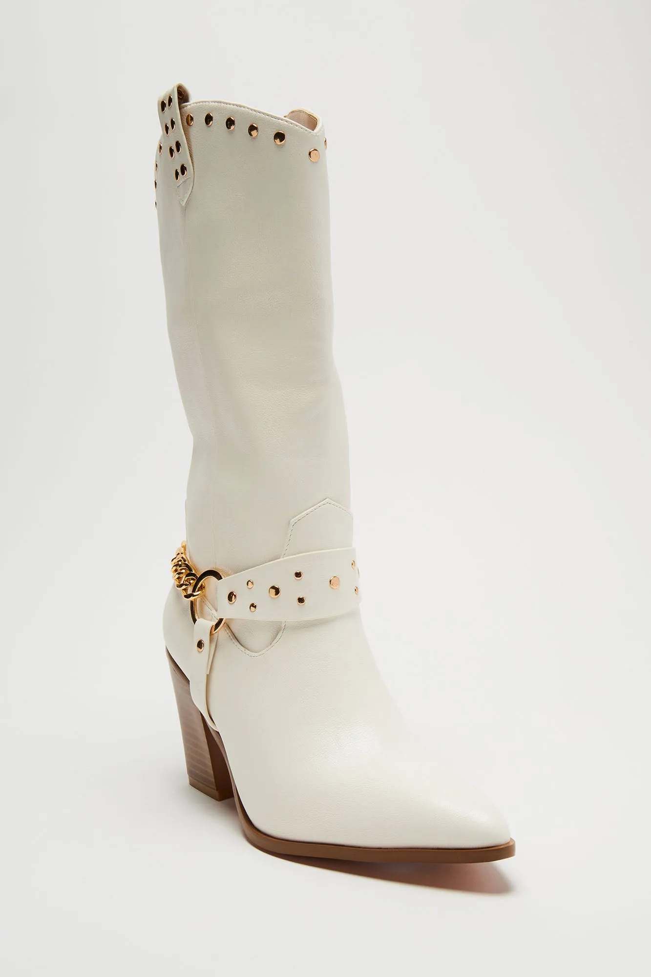 Same Old Ways Cowboy Boots - White sold by Fashion Nova product image thumbnail 3