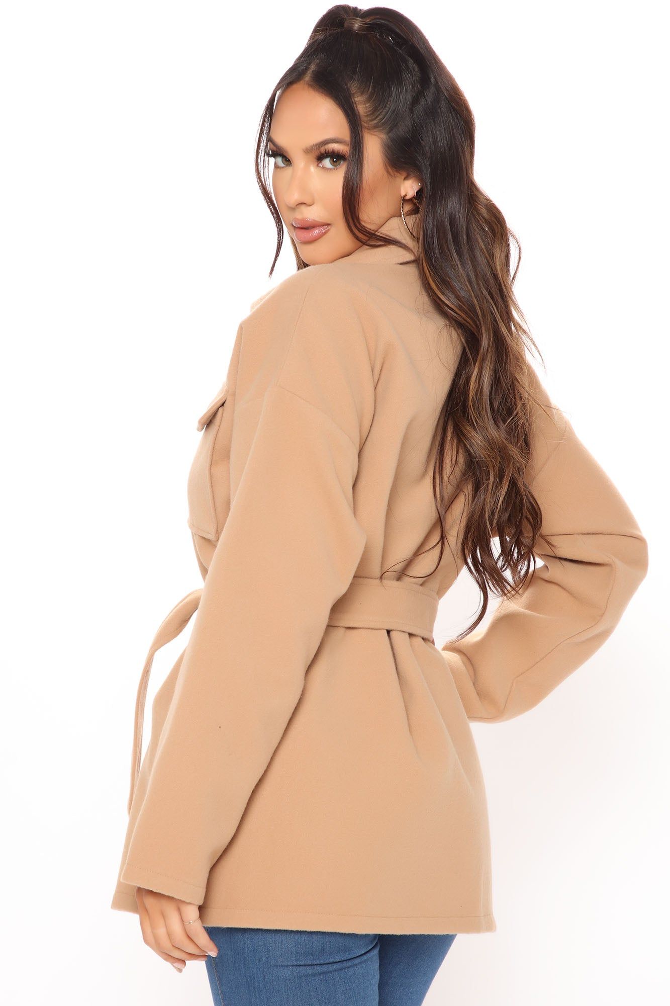 Madison Square Cargo Coat - Camel sold by Fashion Nova product image thumbnail 3