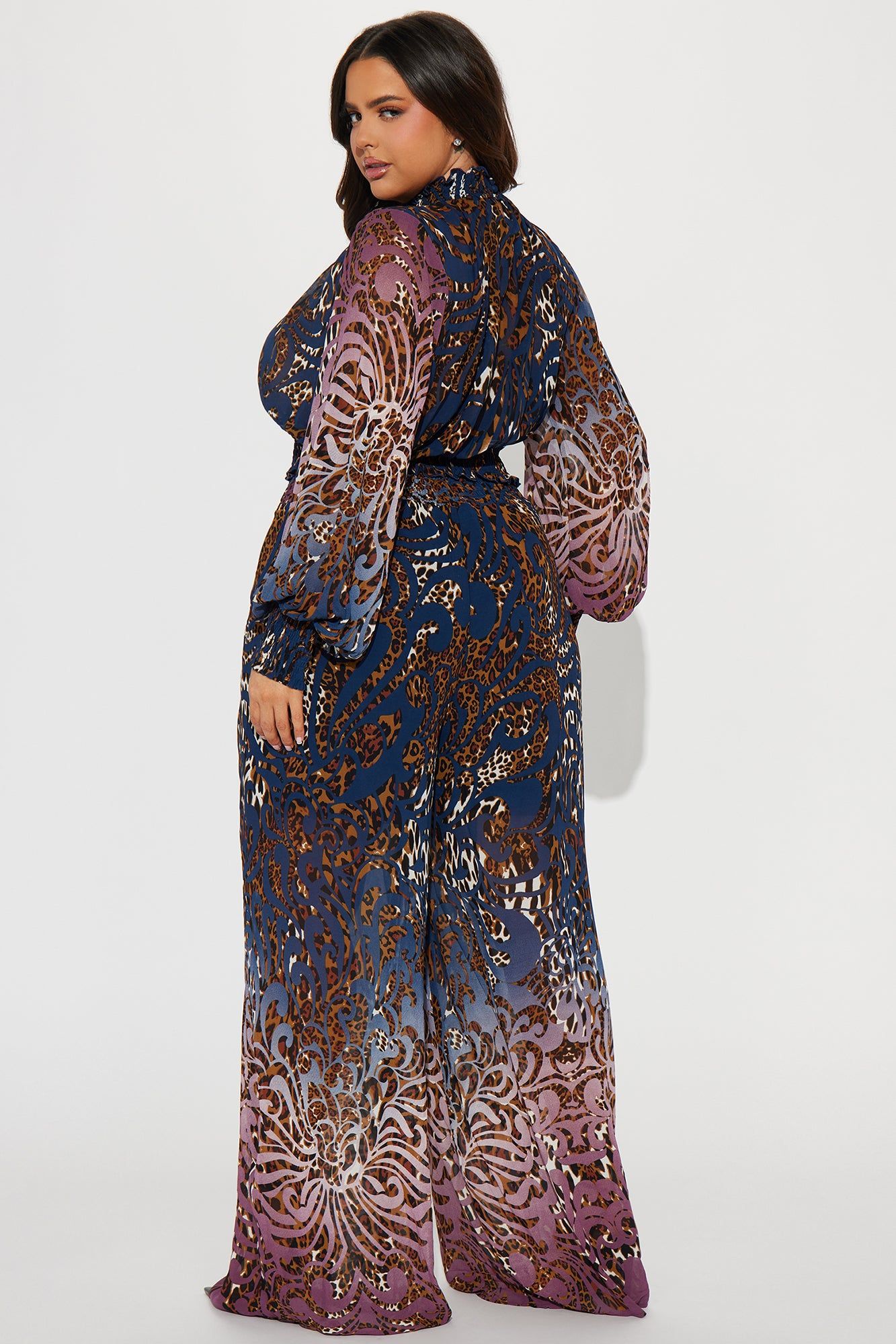 Simply Classic Pant Set - Navy/combo sold by Fashion Nova product image thumbnail 6