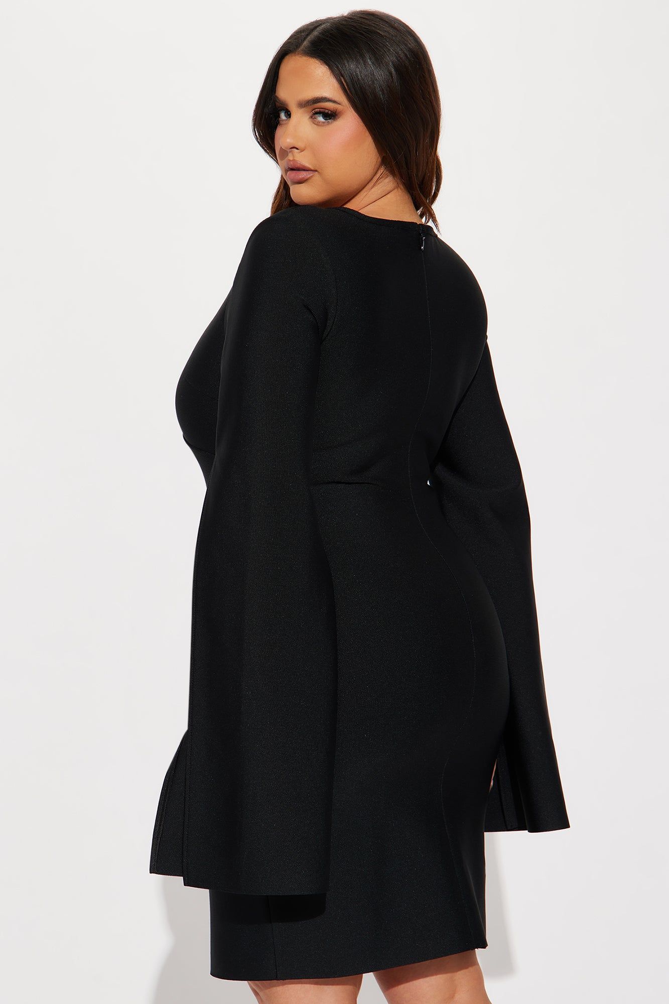 Hong Kong Bandage Midi Dress - Black sold by Fashion Nova product image thumbnail 6