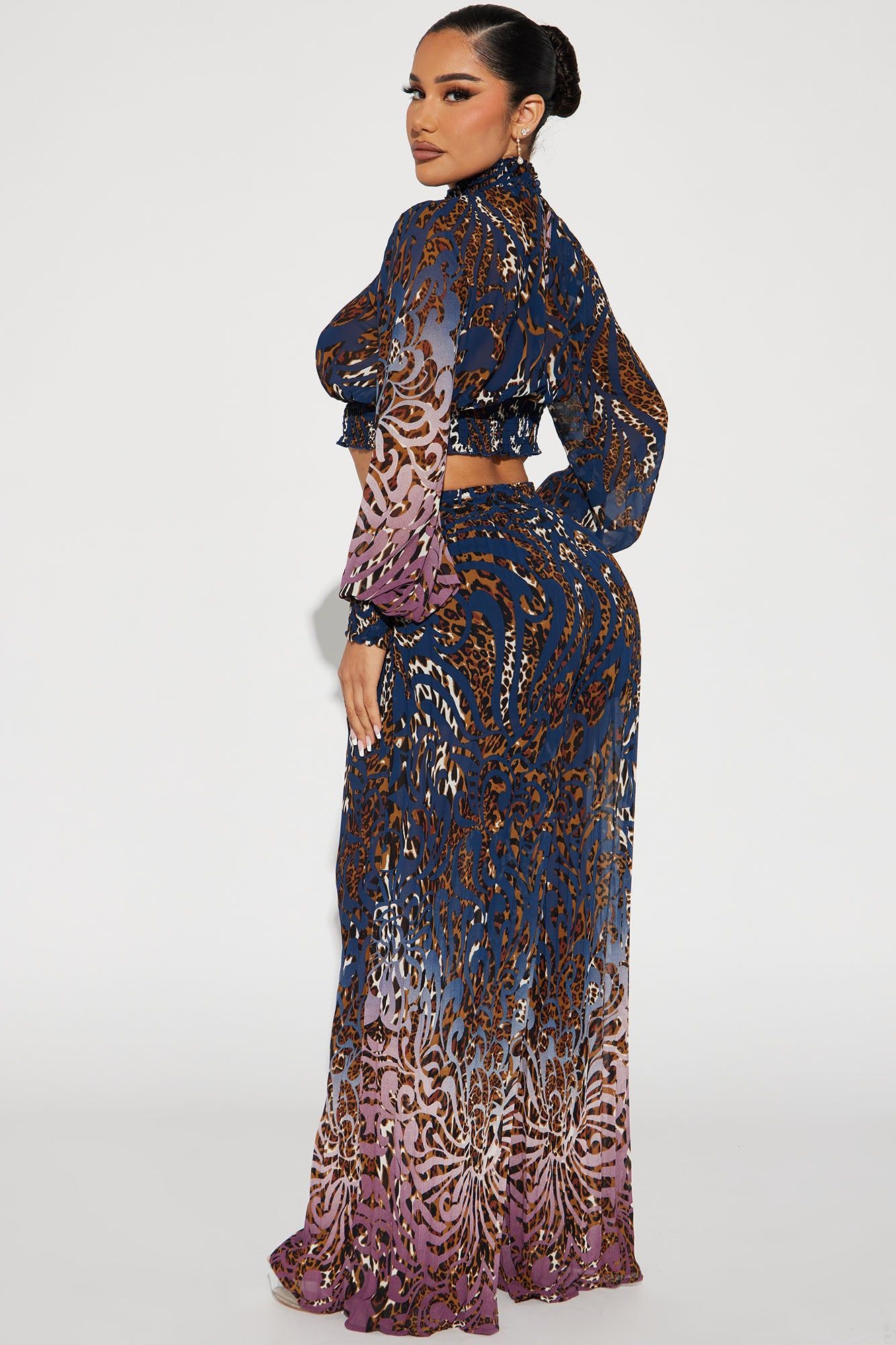 Simply Classic Pant Set - Navy/combo sold by Fashion Nova product image thumbnail 3