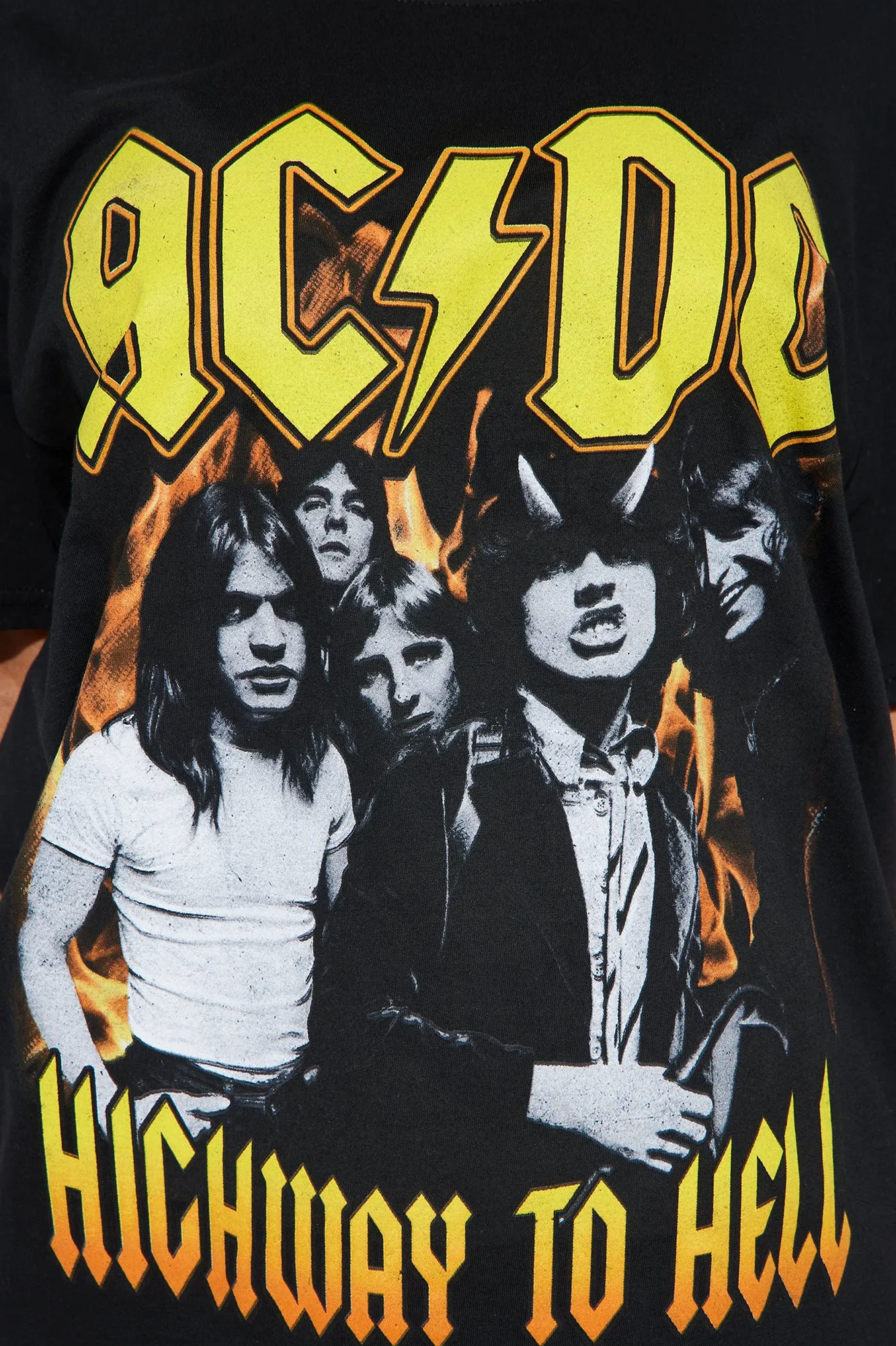 ACDC Highway To Hell Graphic Tee - Black sold by Fashion Nova product image thumbnail 3
